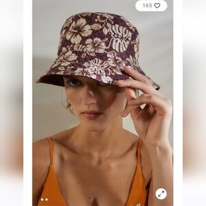 NWT Roxy X Out From Under Jasmine Reversible Bucket Hat